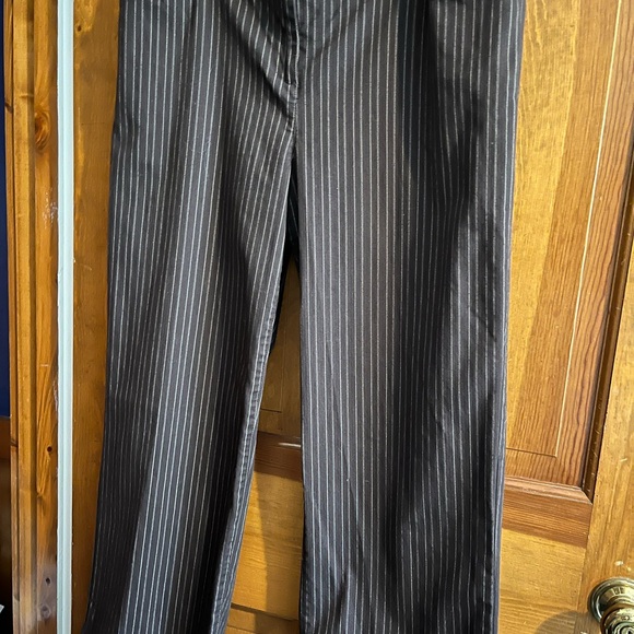 Jones New York Brown Pinstripe Work Dress Pants - Picture 1 of 5